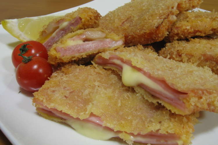 大好きな給食 ハムとチーズのはさみ揚げ レシピ 作り方 By Mixはなこ クックパッド 簡単おいしいみんなのレシピが362万品