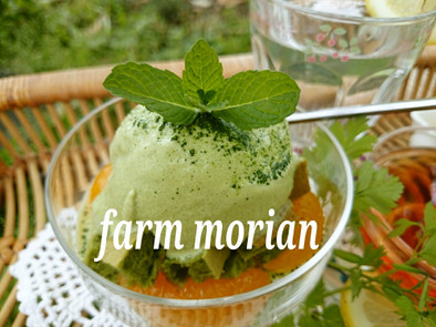 農園レシピ・抹茶豆乳アイスのトライフルの写真