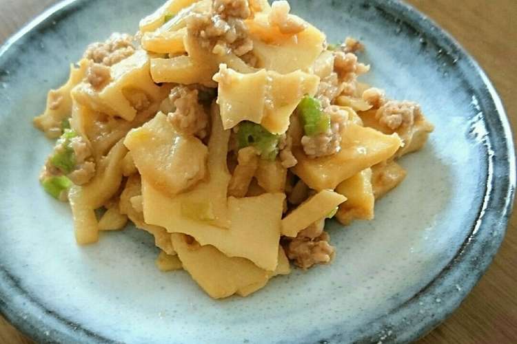 タケノコの肉味噌炒め レシピ 作り方 By ｺﾛﾆｬﾝ クックパッド 簡単おいしいみんなのレシピが357万品