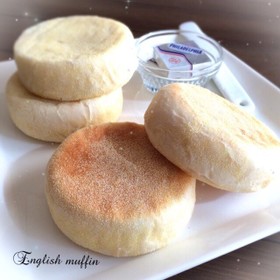 もちっと香ばしい♪イングリッシュマフィン