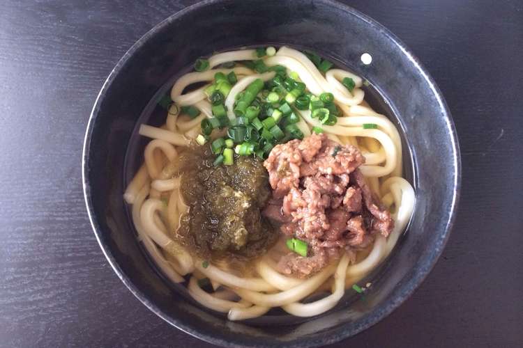 ママのお昼に 超簡単肉うどん レシピ 作り方 By Himeko クックパッド