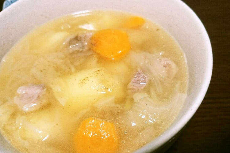 超簡単 王道の野菜コンソメスープ レシピ 作り方 By あでキッチン クックパッド 簡単おいしいみんなのレシピが355万品