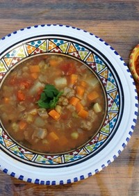アルジェリアのスープ　ハリラ