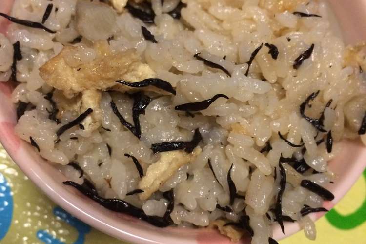 1歳の子供と一緒にひじきの炊き込みごはん レシピ 作り方 By 晴大好き クックパッド 簡単おいしいみんなのレシピが359万品