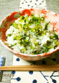 簡単！栄養満点！かぶの葉☺菜めし