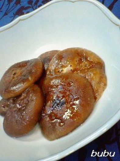 レンジde椎茸のバター蒸しの写真