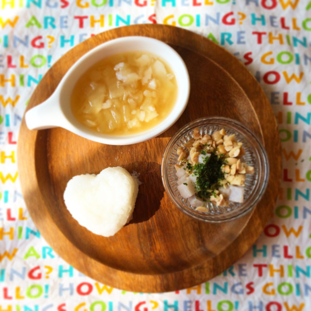 離乳食 中期【ご飯・サラダ・スープ】の画像