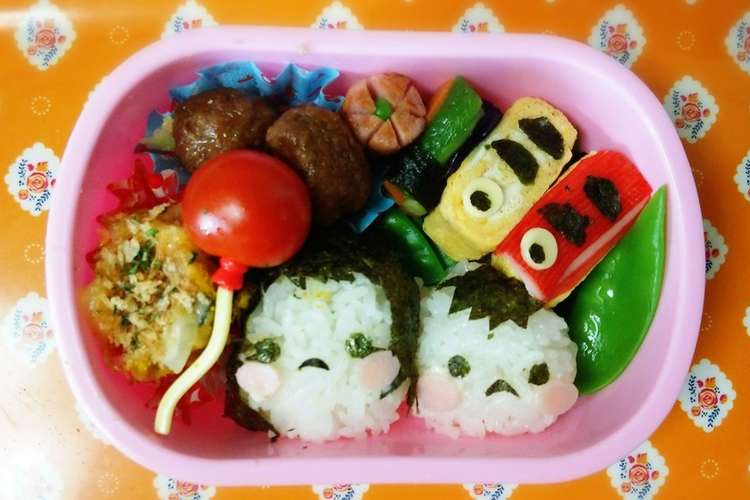 簡単 こどもの日 こいのぼりキャラ弁 レシピ 作り方 By Mamii日和 クックパッド 簡単おいしいみんなのレシピが367万品