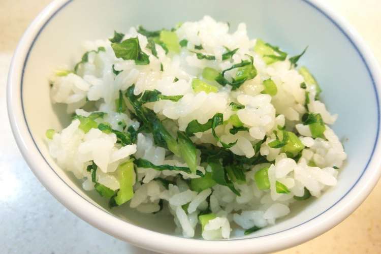 大根葉の青菜ご飯 レシピ 作り方 By Remies クックパッド 簡単おいしいみんなのレシピが361万品