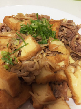 バリ美味!節約 !豚バラと厚揚の甘辛煮
