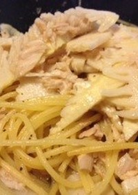 簡単！美味しい☆たけのことツナのパスタ