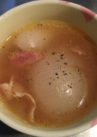 新たまねぎのスープ