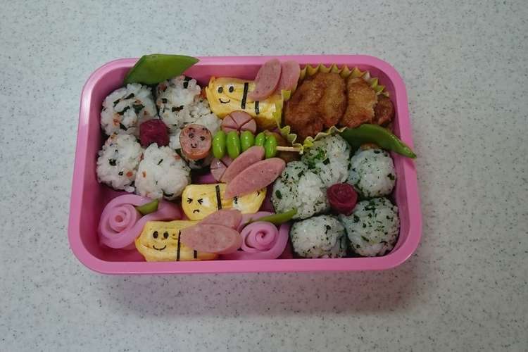 お花おにぎり弁当 レシピ 作り方 By チビママ225 クックパッド 簡単おいしいみんなのレシピが373万品