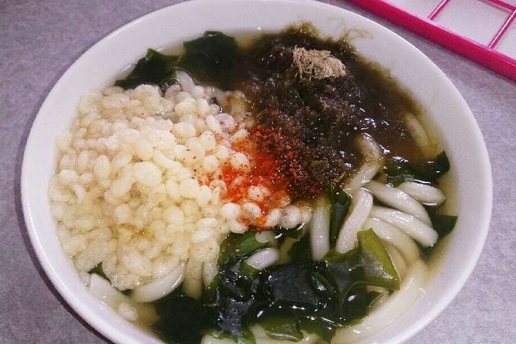 二日酔いにぴったり わかめうどん レシピ 作り方 By さぁちゆん クックパッド 簡単おいしいみんなのレシピが357万品