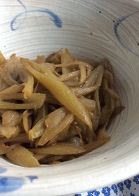 ふき炒め〜昆布茶使い10分御菜、蕗塩蔵方
