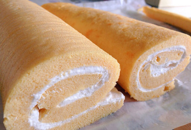 大豆粉ロールケーキの写真