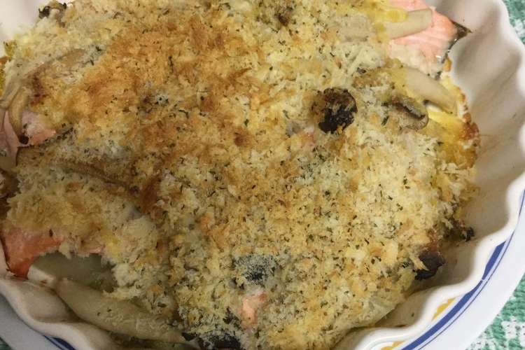 簡単 さけとじゃがいものパン粉焼き レシピ 作り方 By きのみとくらげ クックパッド 簡単おいしいみんなのレシピが360万品