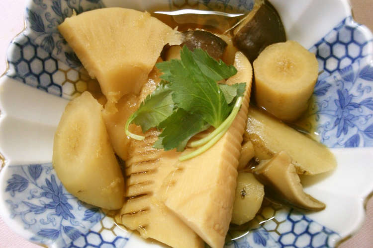 簡単 和食 筍と ごぼう 椎茸の 煮物 レシピ 作り方 By 331ミミイ クックパッド 簡単おいしいみんなのレシピが355万品