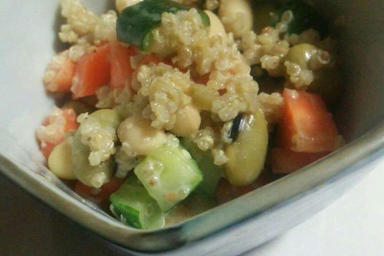 簡単 ずぼらな キヌアサラダ レシピ 作り方 By あず3 クックパッド 簡単おいしいみんなのレシピが360万品