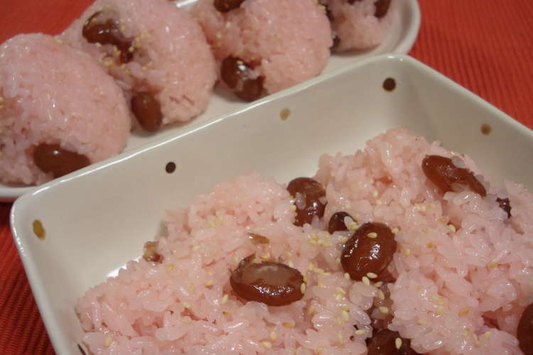 食べてみて 北海道甘納豆赤飯 レシピ 作り方 By Apple Home クックパッド 簡単おいしいみんなのレシピが366万品