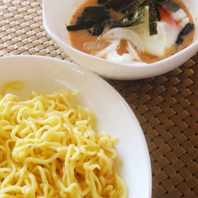 お手軽!マルちゃん正麺塩豆乳つけ麺