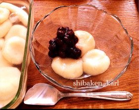 親子で作る簡単絹ごし豆腐白玉団子②白玉粉
