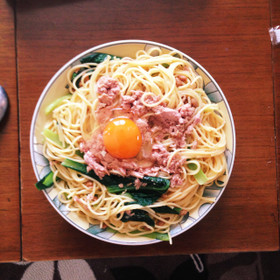 簡単スタミナパスタ