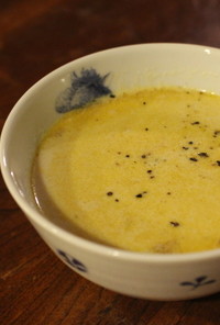 カレーのお鍋と牛乳だけで簡単スープ。