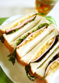 ６枚入食パンで簡単サンドイッチ