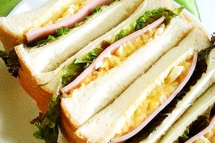 ６枚入食パンで簡単サンドイッチ レシピ 作り方 By Mau Cafe クックパッド 簡単おいしいみんなのレシピが356万品