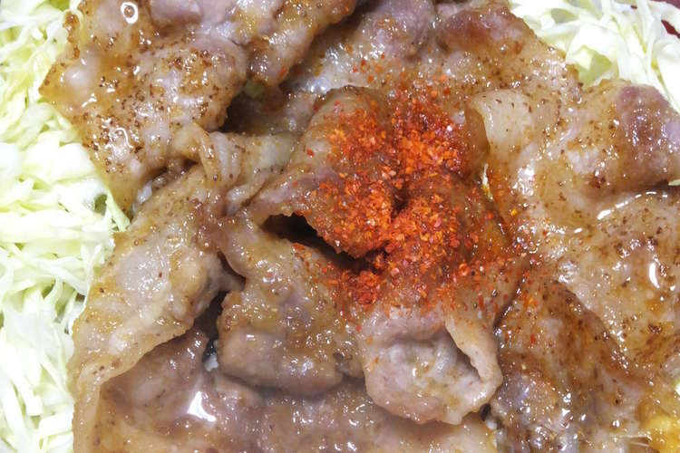 豚肉薄切りの甘辛焼きおとな味 豚丼にも レシピ 作り方 By 火水流整体術院 クックパッド