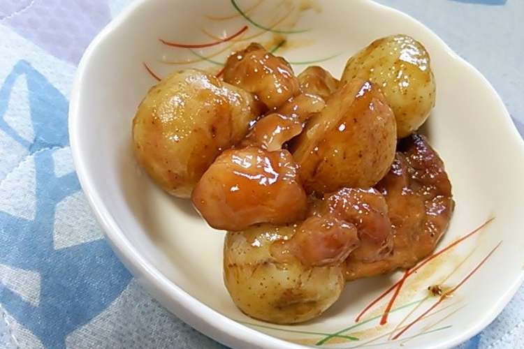 新じゃがと鶏肉の甘辛照り煮 レシピ 作り方 By Yaichin クックパッド 簡単おいしいみんなのレシピが349万品