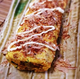たまには納豆オムレツじゃなく、納豆卵焼き