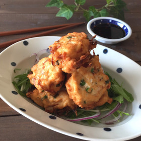 玉ねぎ大量*鶏むね肉と豆腐のふわふわ揚げ