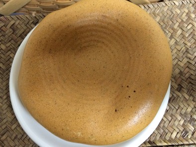 炊飯器で大豆粉紅茶シフォンケーキの写真