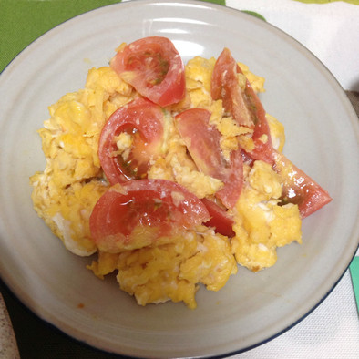 簡単中華な一品☆卵とトマトの炒めもの☆の写真