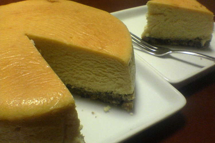 濃厚美味簡単 ニューヨークチーズケーキ レシピ 作り方 By 腹８分目 クックパッド 簡単おいしいみんなのレシピが355万品