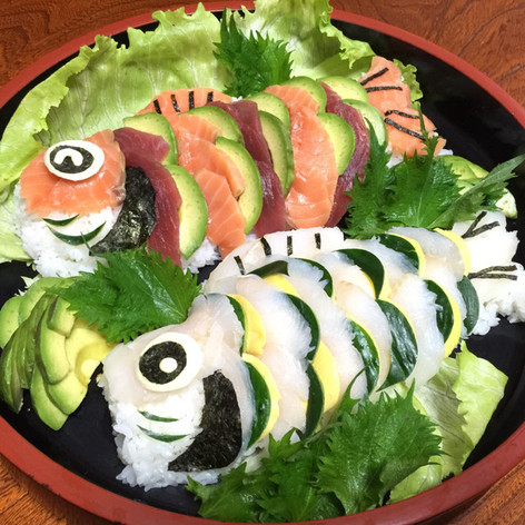 こどもの日に☆鯉のぼり寿司
