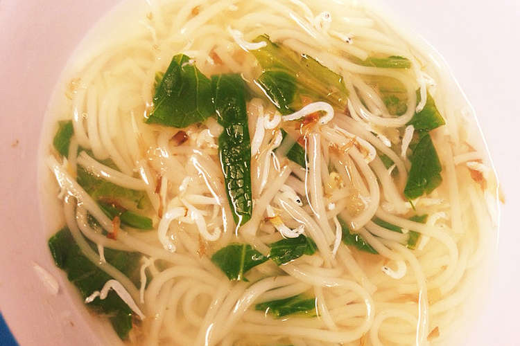 離乳食 小松菜しらすオカカそうめん レシピ 作り方 By とろけい クックパッド 簡単おいしいみんなのレシピが374万品
