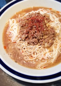 旦那レシピ⑱冷やし担々素麺