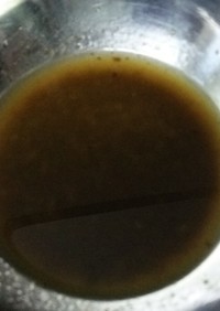 バルサミコ酢と醤油のドレッシング
