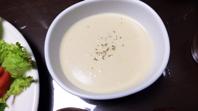 セロリと新玉ねぎのスープの画像