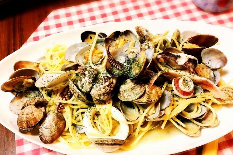 アサリとイカのスパゲティ レシピ 作り方 By チーコ クックパッド 簡単おいしいみんなのレシピが376万品