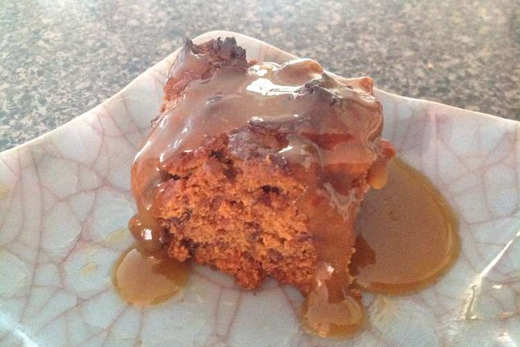 デーツケーキ バタースコッチソース レシピ 作り方 By Meryam クックパッド