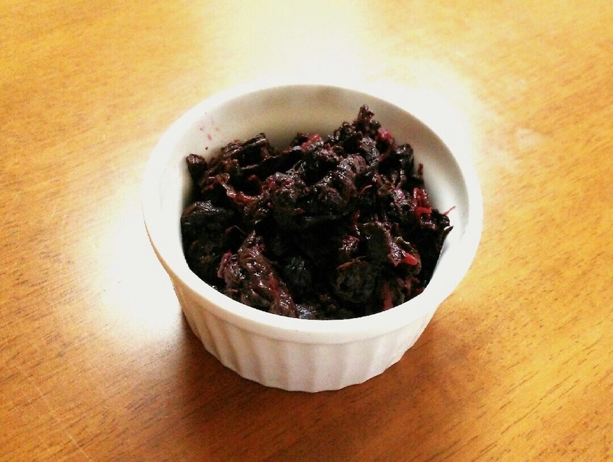 梅干しの赤紫蘇・佃煮の画像