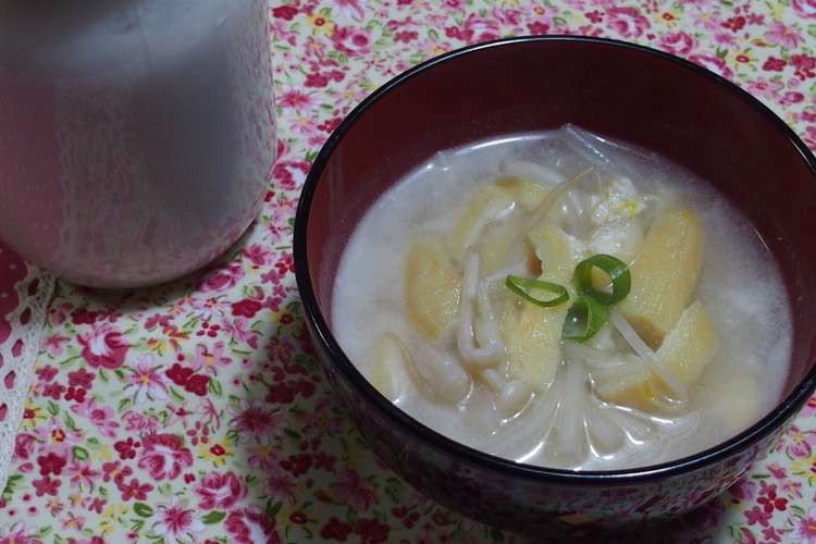 味噌汁にココナッツミルクやオイル レシピ 作り方 By みんとこ クックパッド 簡単おいしいみんなのレシピが354万品