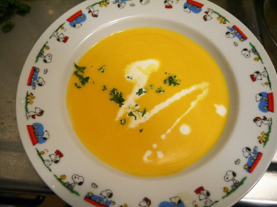 時短で楽チン♪かぼちゃスープの画像