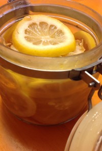 生姜のレモンはちみつ酢漬け