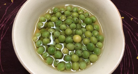 春エンドウ豆とミントのレシピ