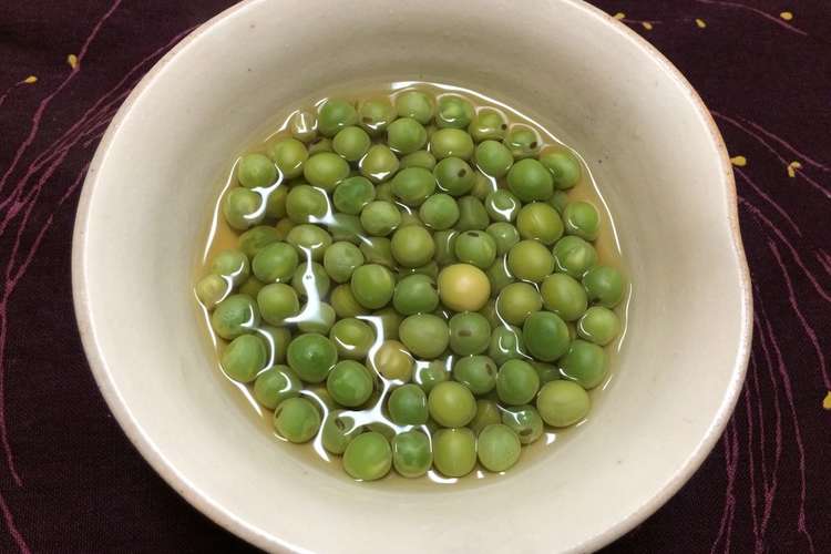 簡単 うすいえんどう豆のひすい煮 レシピ 作り方 By ゑびす クックパッド